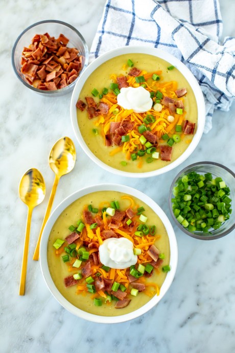 The Best Crockpot Potato Soup