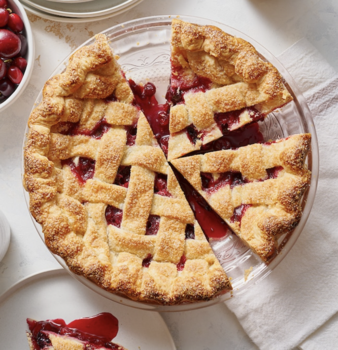 Cranberry Cherry Pie