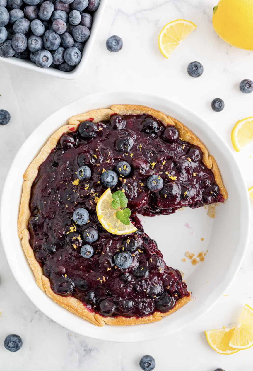 Fresh Blueberry Pie — Recipes