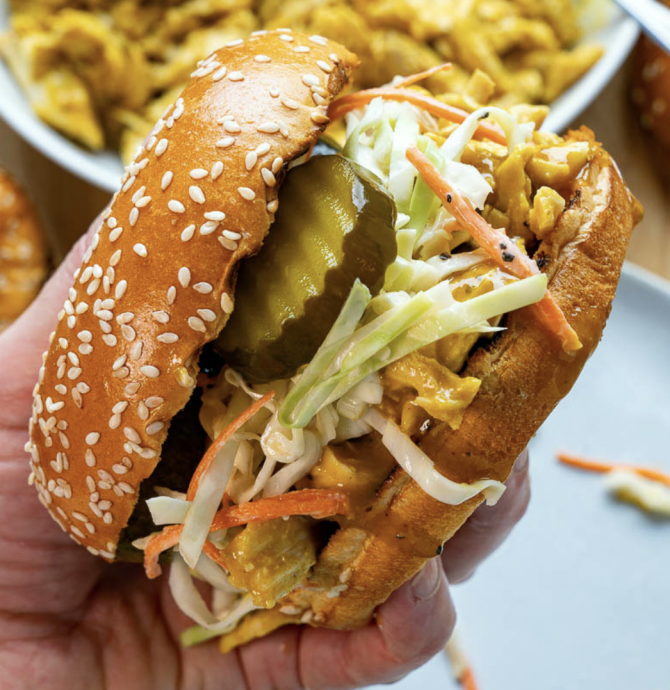 Mustard BBQ Chicken Sandwich