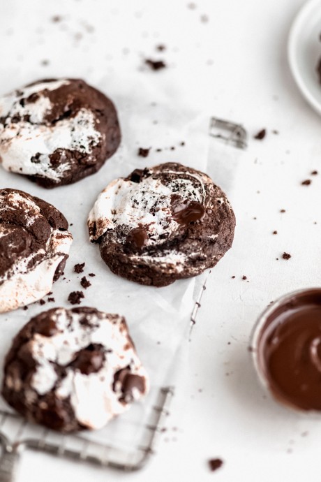 Chocolate Marshmallow Cookies