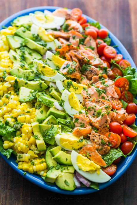 Salmon Cobb Salad