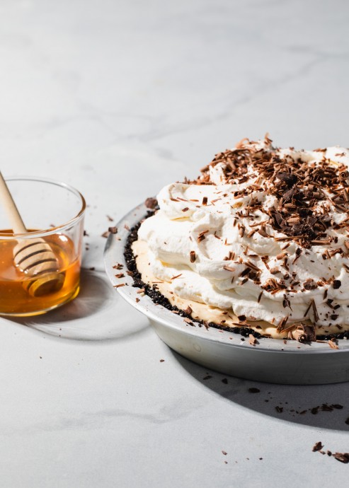 Salted Honey No-Bake Peanut Butter Pie Salted Honey No-Bake Peanut Butter Pie