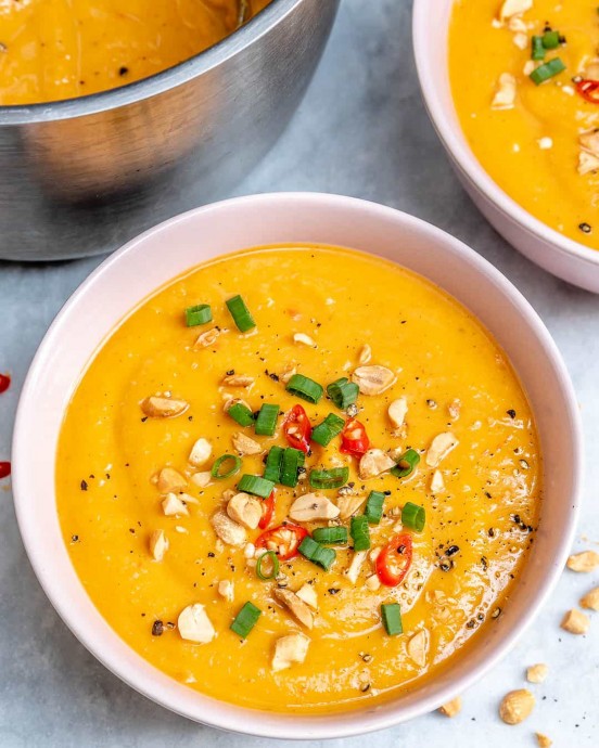 Vegan Thai Sweet Potato Soup Recipe
