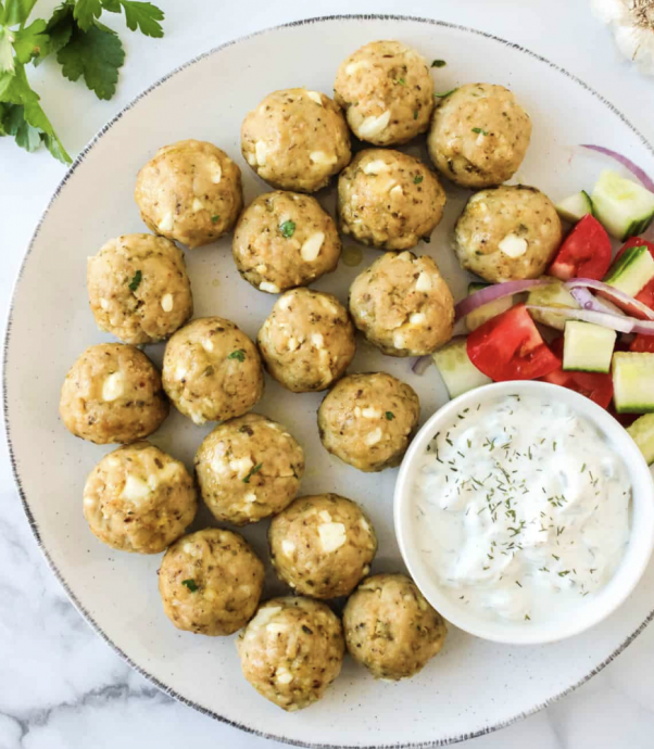 Greek Chicken Meatballs