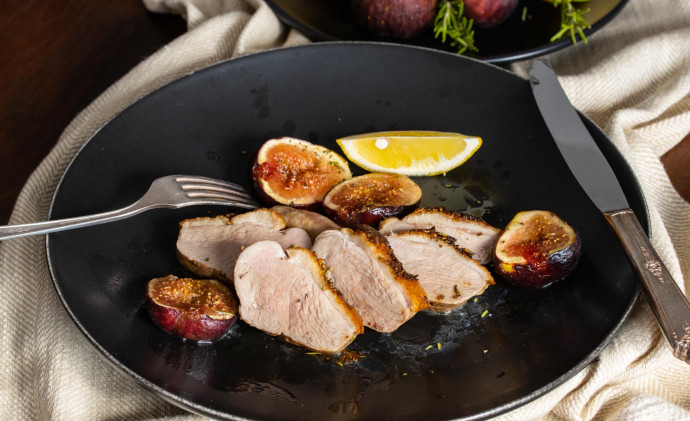 Figs And Seared Duck Breasts