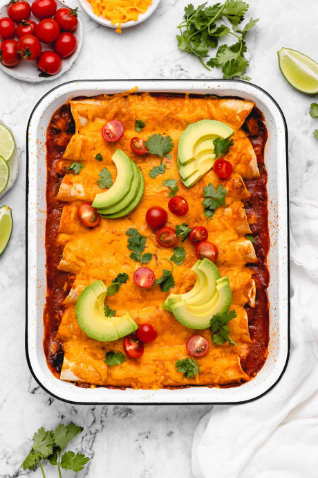 The Best Vegan Enchiladas