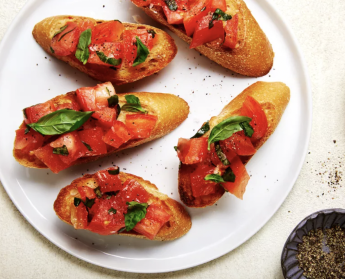 Easy Vegan Bruschetta