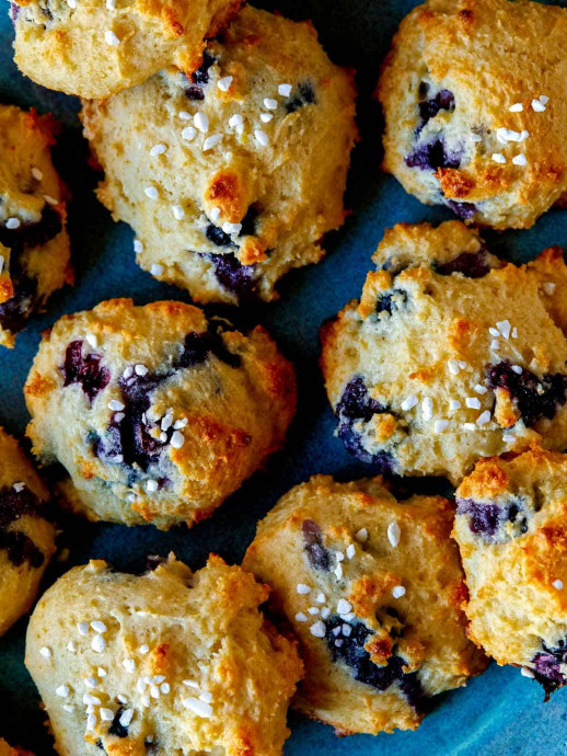 Blueberry Yogurt Cookies