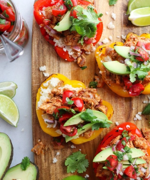 Mexican Chicken Stuffed Peppers Mexican Chicken Stuffed Peppers