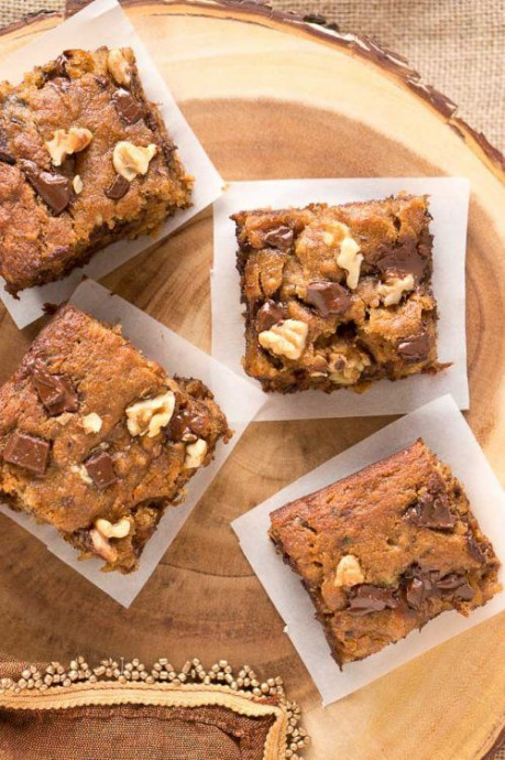 Banana Walnut Brownies