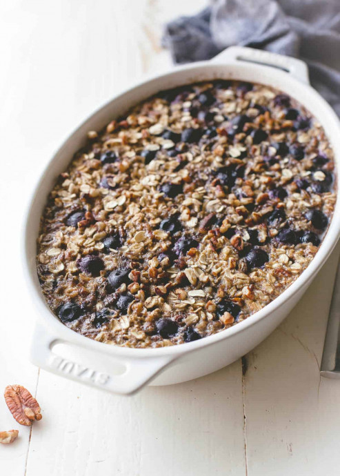 Baked Blueberry Oatmeal