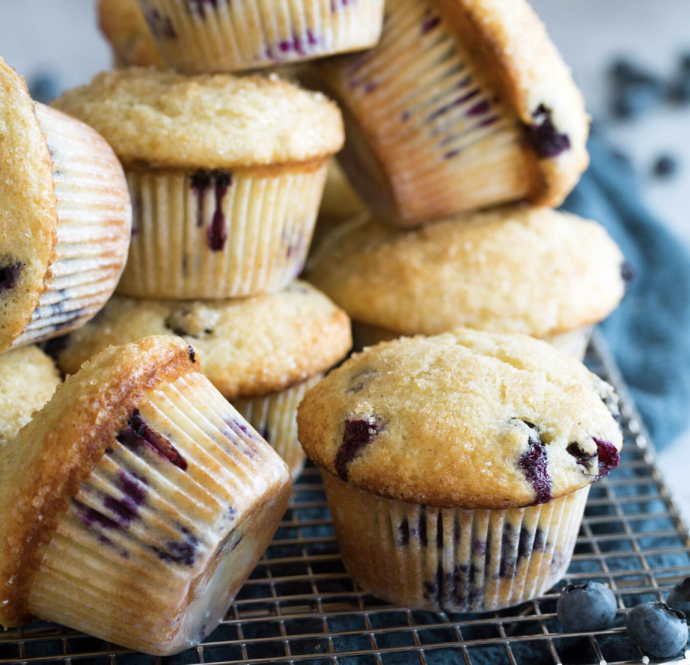 Easy Homemade Blueberry Muffins