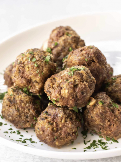 Pesto Meatballs