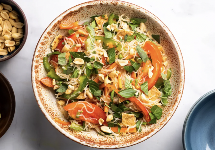 Thai Rice Noodle Salad With Chili-Lime Vinaigrette