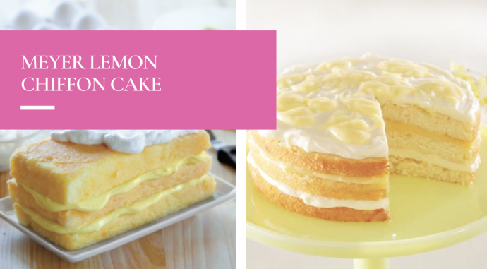 Meyer Lemon Chiffon Cake