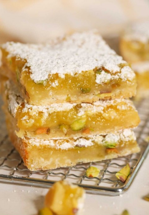 Lemon Pistachio Bars Lemon Pistachio Bars