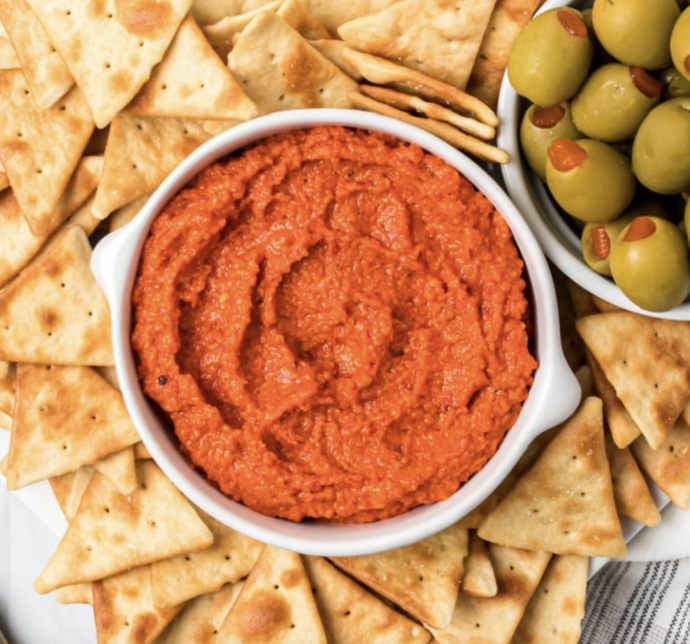 Roasted Red Pepper Almond Spread